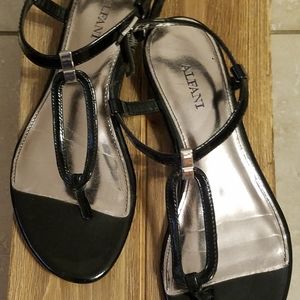 Alfani Black Patent Sandal